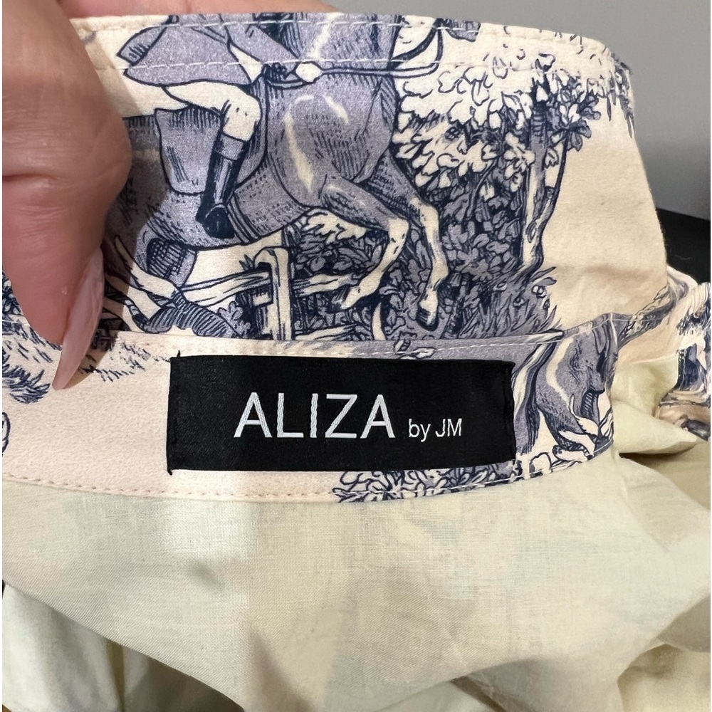 RARE Aliza by JM button down collared paintings dress - Picture 7 of 7